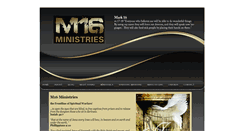 Desktop Screenshot of m16ministries.com